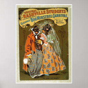 Poster "Mim e meu bebê - anúncio grande de Carnivale do