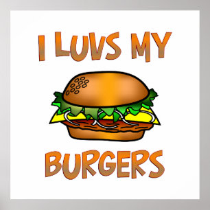 Poster Mim hamburgueres de Luvs