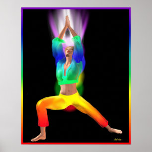 Póster Mim meditação de Ching, conflito, linha 5