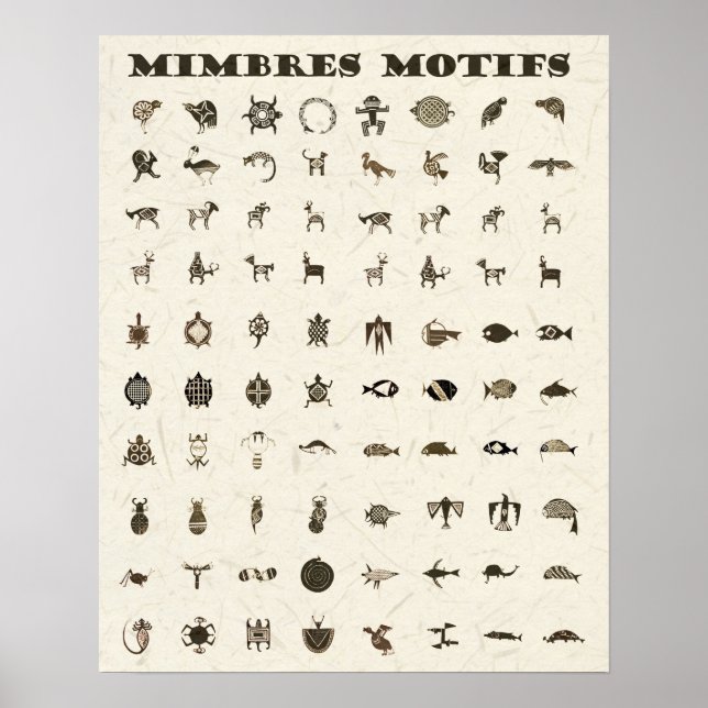 Póster Mimbres Motifs (Frente)