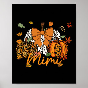 Poster Mimi Arco de Coquetes Leopard Pumpkin em Ação de G