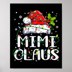Poster Mimi Claus Natal Luz a Família Pajama Corresponden