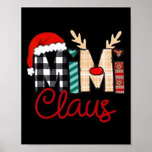 Poster Mimi Claus Reindeer Christmas