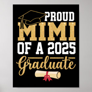 Poster Mimi Orgulhosa De Um Graduado Sênior Da Turma De 2