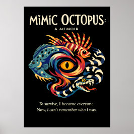 Poster Mimic Octopus Identity Metaphor Art