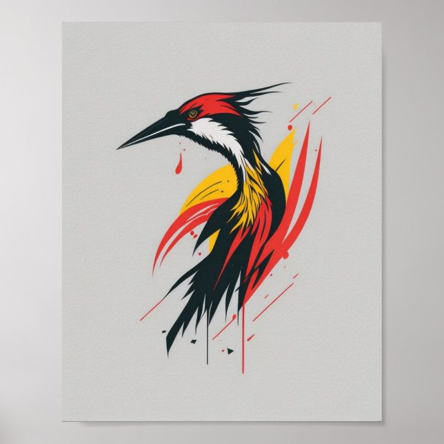 Poster Mímico colorido (Frente)