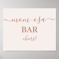 Mimosa, Bar minimalista rosa pálido