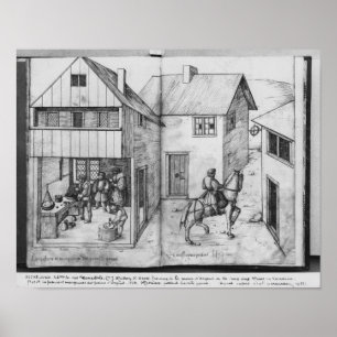 Póster Mina de prata de Croix-auxiliar-Minas do La,