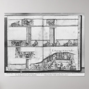 Póster Mina de prata de Croix-auxiliar-Minas do La,