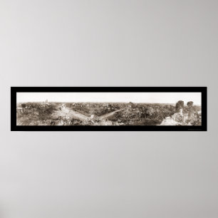 Póster Minas de Carvão Devastadas Foto 1919