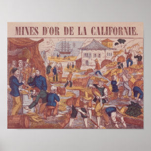 Póster Minas Dourados de Califórnia
