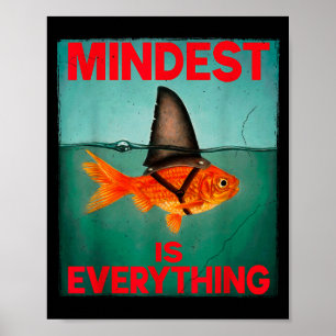 Poster Mindest É Tudo Citação Motivacional Inspirati