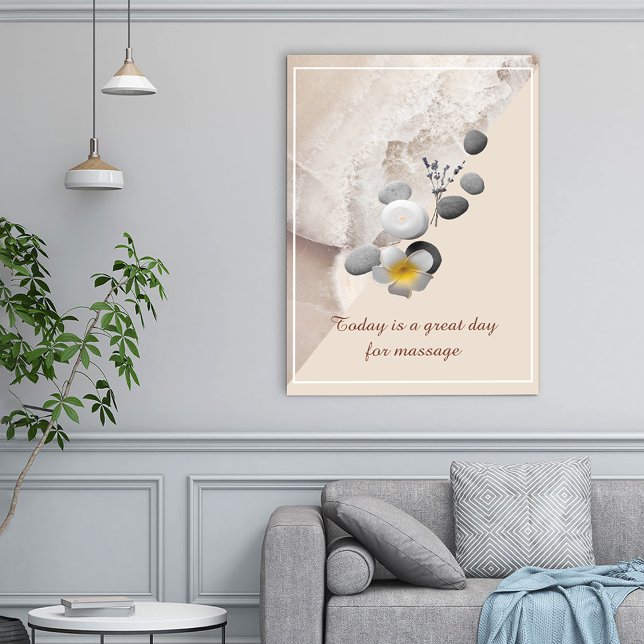 Poster Mindfulness Massage Room Art (Criador carregado)