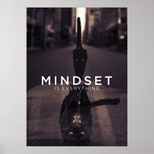 Poster Mindset É Tudo - Água Pantera Negra