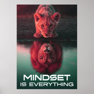 Poster Mindset É Tudo - Libere Seu Potencial De Cheio