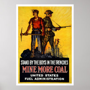 Póster Mine mais carvão