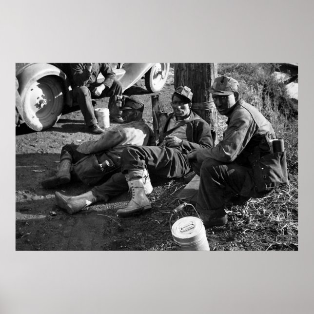 Póster Mineiros de Carvão, 1935 (Frente)