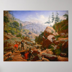 Póster Mineiros nas serras - 1851/1852