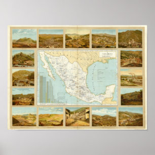 Póster Mineração em México