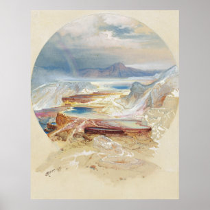 Poster Minerva Terrace, Moran, 1872