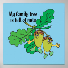 Poster Minha Árvore Familiar É Cheio De Loucos