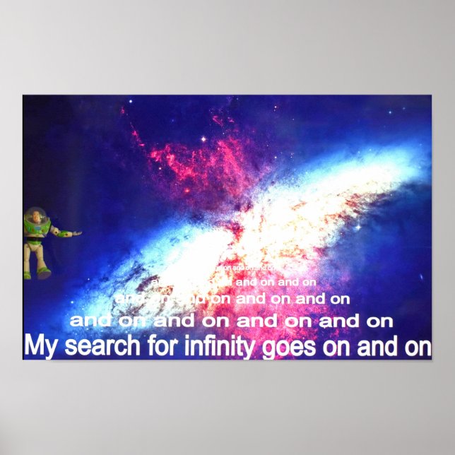 Poster Minha busca pelo infinito continua. (Frente)
