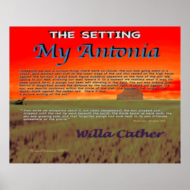 Poster Minha configuração Antonia (Frente)