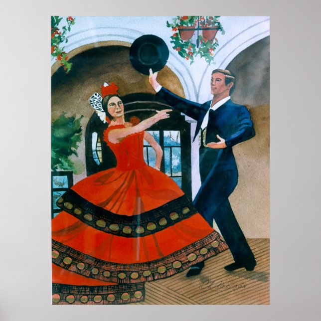 Poster Minha dança (Flamenco) (Frente)