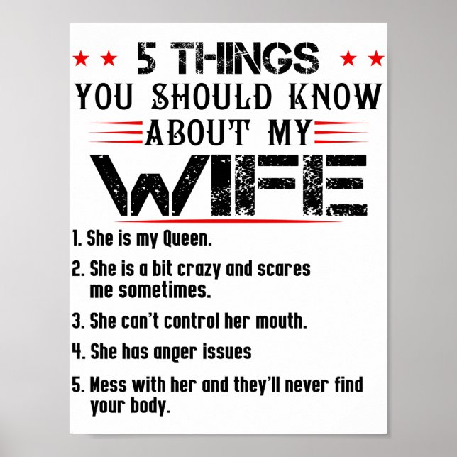 Poster Minha Esposa (Frente)