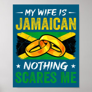 Poster Minha esposa é jamaicana, nada me assusta, piada j