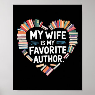 Poster Minha Esposa É Minha Roupa De Autor Favorito Dizer