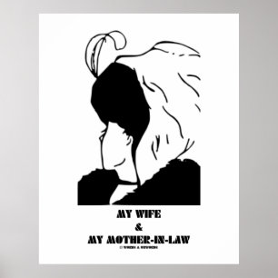 Poster Minha esposa e minha sogra (ilusão óptica)