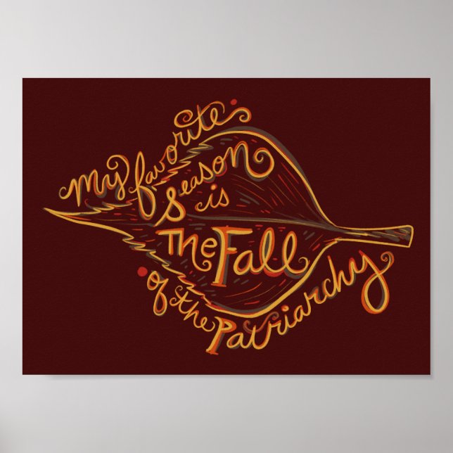 Poster Minha estação favorita é a queda do patriarcado (Frente)