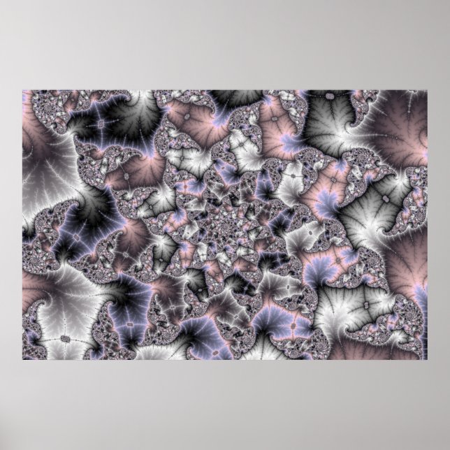 Poster Minha Estrela - Arte Fractal (Frente)