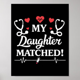 Poster Minha Filha Conquistou Residência no Match Day 202