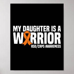Poster Minha Filha É Uma Fita Laranja Guerreira Que Arras