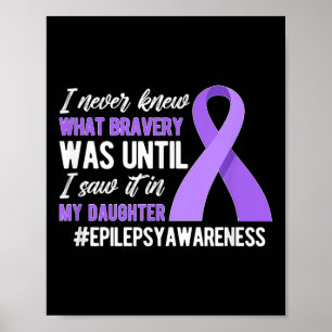 Poster Minha Filha Epilepsia Guerreira Mãe Epilepsia
