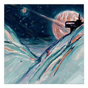 Póster Minha futura casa no espaço