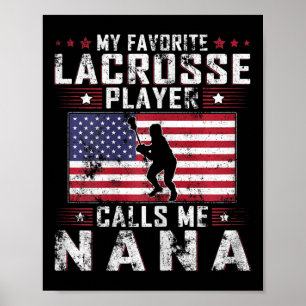 Poster Minha Jogadora Favorita de Lacrosse Me Chama de Na