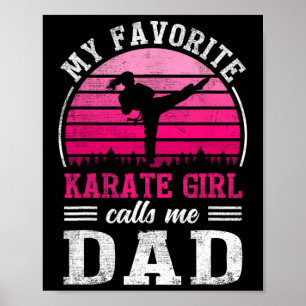 Poster Minha Karate Favorita Me Chama De Dia de os pais P