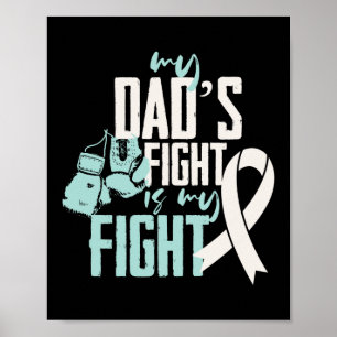 Poster Minha Luta De Pai É A Minha Consciência Do Cancer