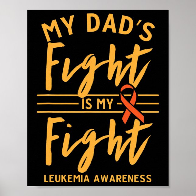 Poster Minha Luta De Pai É Minha Conheça De Leucemia 1 (Frente)