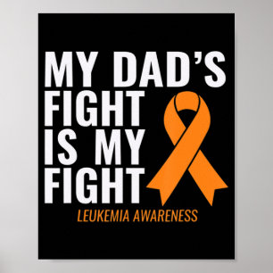 Poster Minha Luta de Pais é minha Consciência da Leucemia