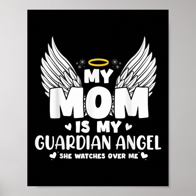 Poster Minha Mãe É O Meu Dia Do Anjo Da Guardiã (Frente)
