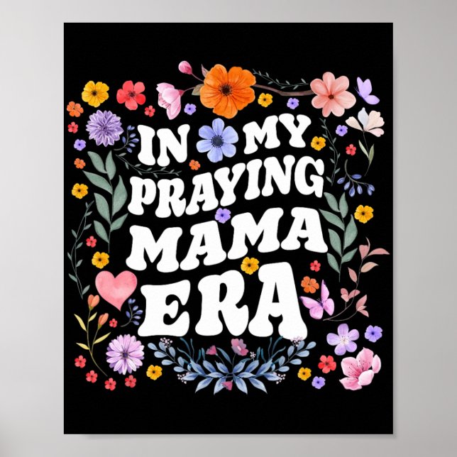 Poster Minha Mãe Era Cristã Mamãe Jesus Mãe Mama (Frente)