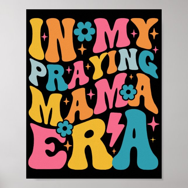 Poster Minha Mãe Era Cristã Mamãe Jesus Mãe Mama (Frente)