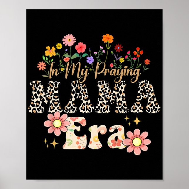 Poster Minha Mãe Era Uma Mãe Religiosa Mãe Mãe Cristã Mãe (Frente)