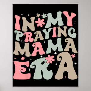 Poster Minha Mãe Orante Era Mãe Religiosa Mãe Cristã