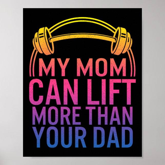 Poster Minha Mãe Pode Levantar Mais Do Que Seu Pai Mo (Frente)
