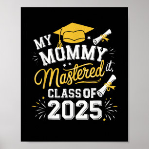 Poster Minha Mamãe Fez O Cl De Graduação De Mestrados De